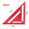 TriangleRuler - Règle Triangulaire en Alliage D'aluminium Pour le Travail du Bois
