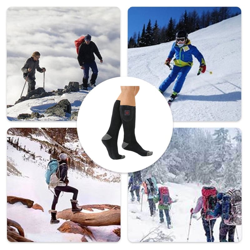 Happy™ HeatedSocks - Chaussettes Chauffantes Unisexes À Température Réglable