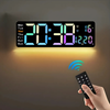 Globetrek° DigitalClock: Grand LED-Ecran Affichage Horloge Numérique
