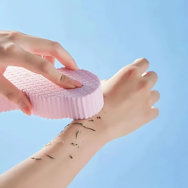 ExfoliatingSponge 1+1 GRATUIT - Doux Corps Exfoliant Éponge Douche Gomme Exfoliante
