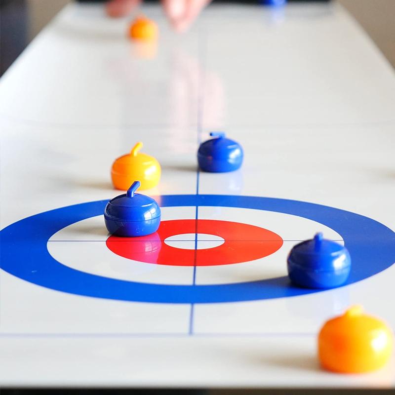Kletshuts™ CurlingGame: Jeu De Curling Sur Table Pour Tous Âges