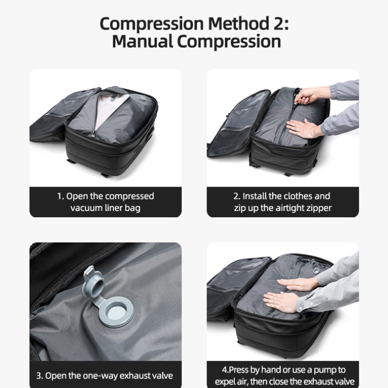 Icone™ CompressionBag: Économie D'Espace Compression Vide Voyage Sac