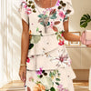 Icone™ SpringDress: Robe Printemps Fleurie Cascade Élégante Pour Femmes