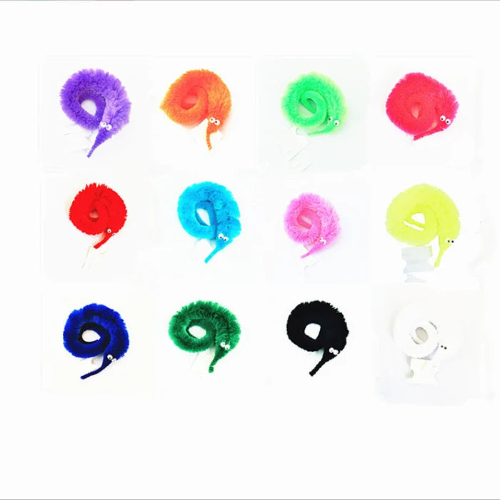 Kletshuts™ TwistyWorm - Arc-en-ciel Magie Tortueux Ver