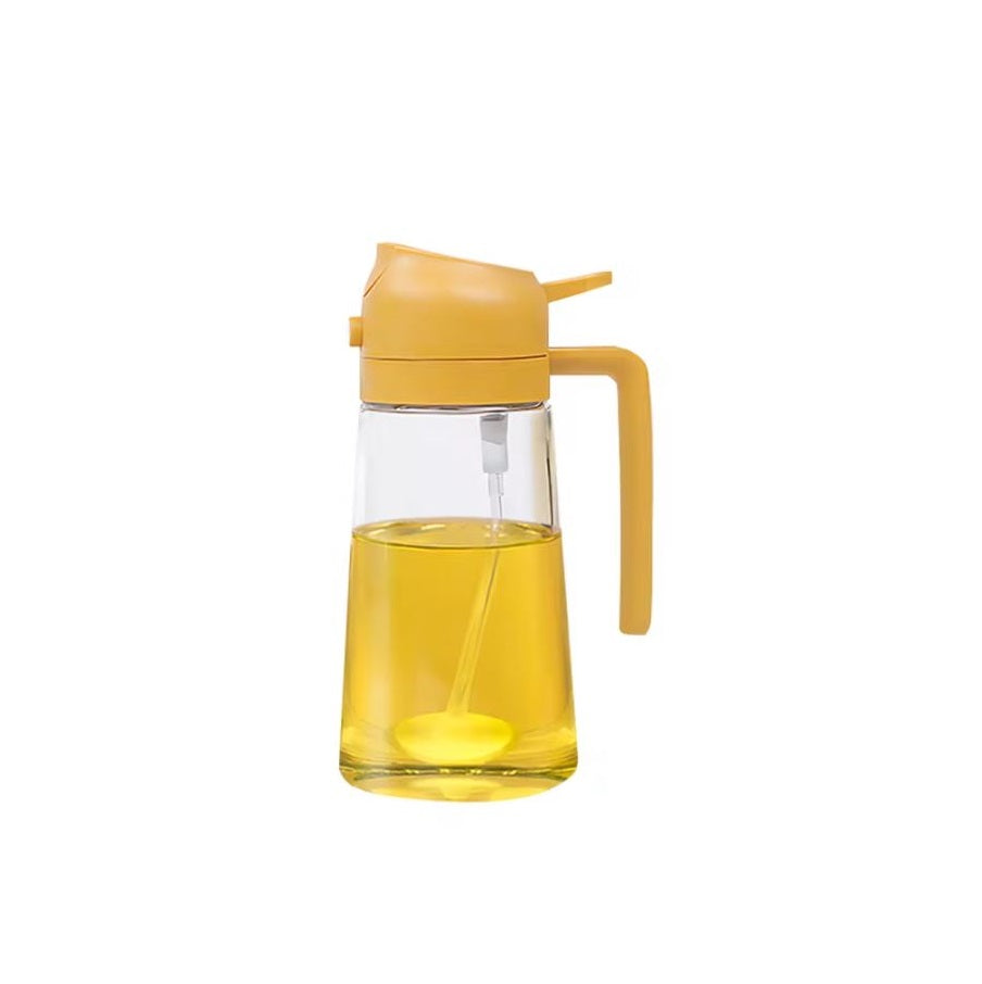 Globetrek° OilDispenser 1+1 GRATUIT : 2 En 1 Verser Et Vaporiser Verre Distributeur D'Huile Et De Liquide