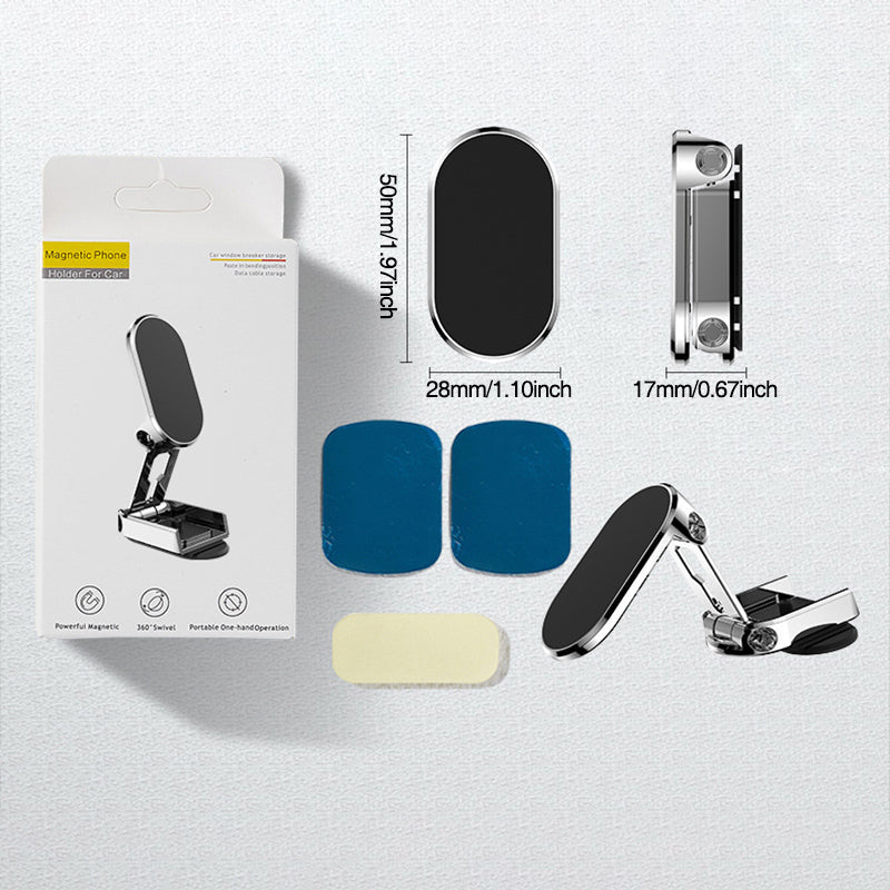 Holder360° FoldableHolder - Support Magnétique Pliable en Métal Pour Téléphone Portable