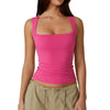 Icone™ TankTop 1+1 GRATUIT : Débardeur Sans Manches À Encolure Carrée Pour Femme