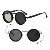 AdjustableSunglass: De Lumière Vive A Faible Luminosité Ajustable Dimming Lunettes De Soleil Avec Cas