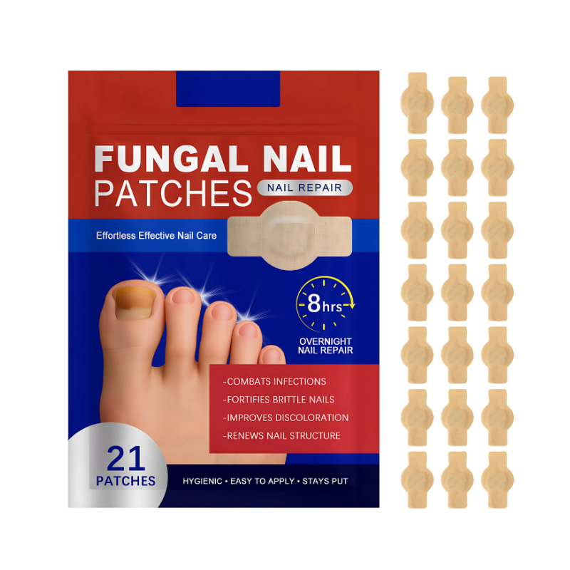 FungalPatch - Patch Antibactérien Et Antifongique Et Pack Soin Des Ongles