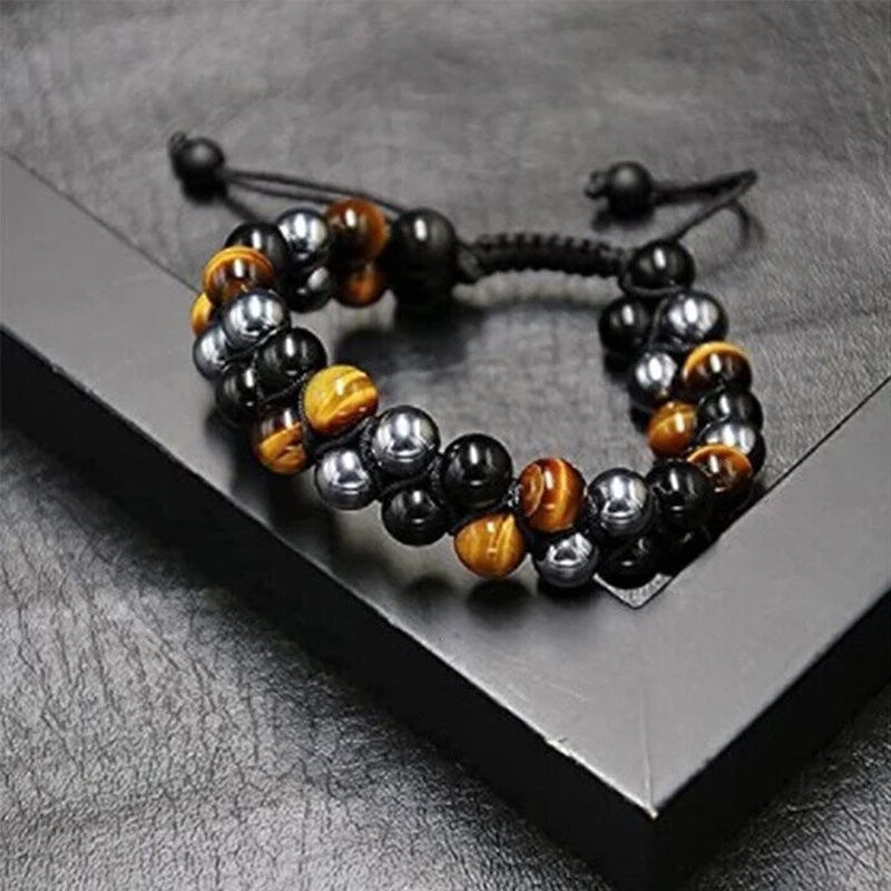 Jewelance™ ProtectionBracelet 1+1 GRATUIT:  Double Couche Le Tigre Œil Bracelet De Protection