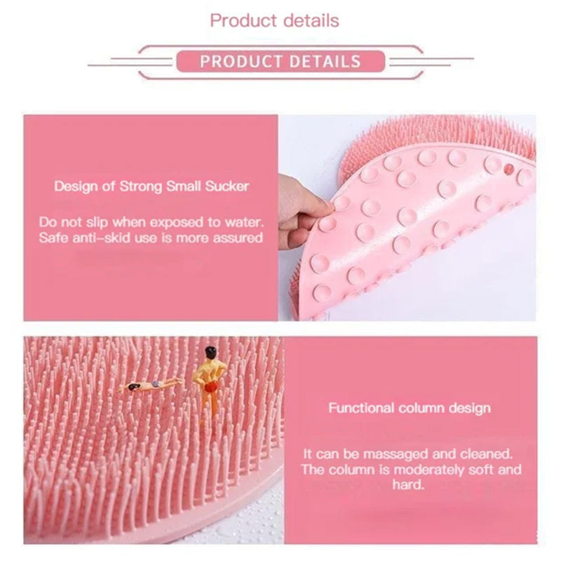 ScrubMat 1+1 GRATUIT : Tapis De Gommage De Douche Antidérapant Brosse Exfoliante Corps Entier