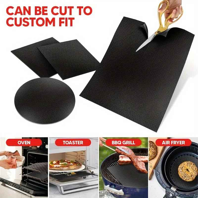 Globetrek° GrillMat – Tapis De Gril BBQ Antiadhésifs Avec Boîte Facile Découper