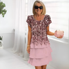 Icone™ SpringDress: Robe Printemps Fleurie Cascade Élégante Pour Femmes