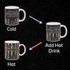 MagicMug: Magique Thermique Sensible Sabre Laser Transformation Mug