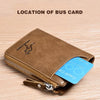 Icone™ ZippyWallet: Portefeuille En Cuir Zippé Pour Homme Avec Protection RFID