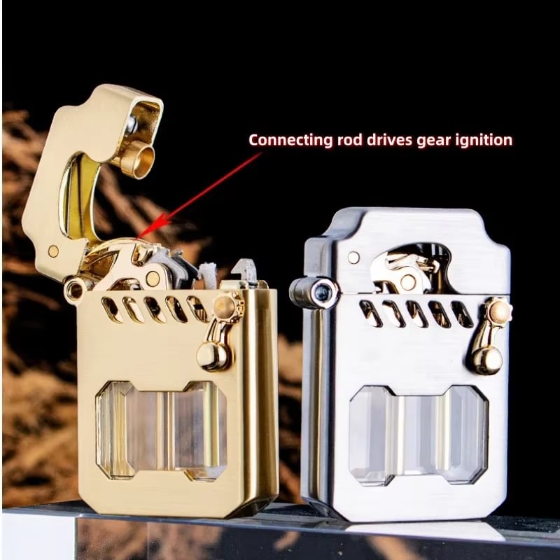 PowerLighter - Design Moderne Et Puissant Briquet Métallique Résistant Au Vent