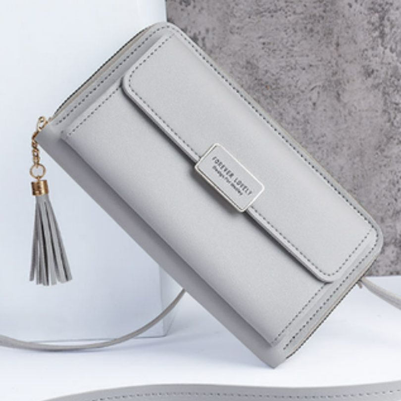 Icone™ WalletBag: Convertible Grand Portefeuille Sac Elingue