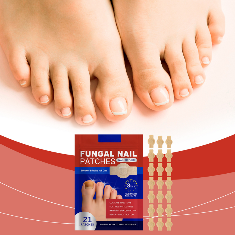 FungalPatch - Patch Antibactérien Et Antifongique Et Pack Soin Des Ongles