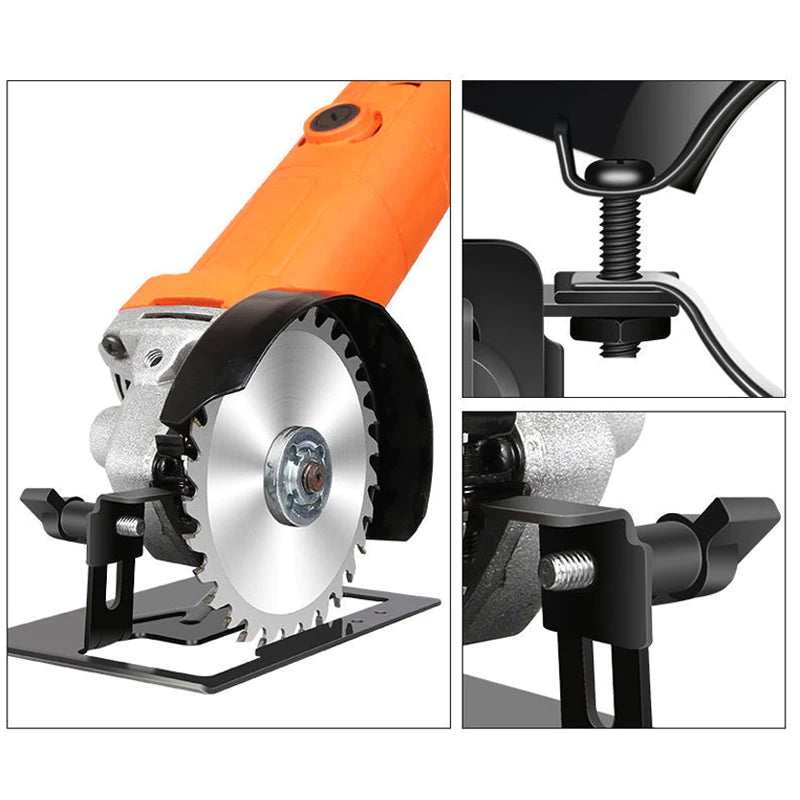 CuttingSupport : Base De Meuleuse Angulaire Réglable Et Couverture De Protection