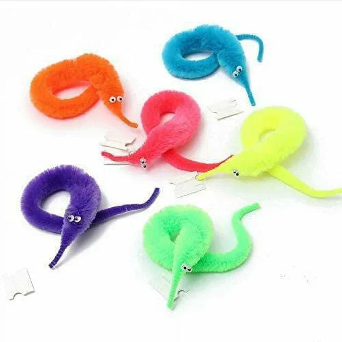 Kletshuts™ TwistyWorm - Arc-en-ciel Magie Tortueux Ver