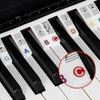 KeyboardLabel - Étiquette Amovible En Silicone Pour Piano Et Clavier