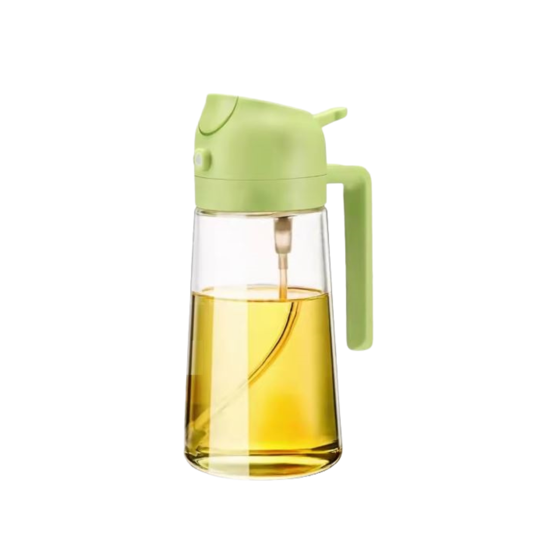 Globetrek° OilDispenser 1+1 GRATUIT : 2 En 1 Verser Et Vaporiser Verre Distributeur D'Huile Et De Liquide