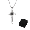 Jewelance™ CrossProtection 1+1 GRATUIT : Protection Spirituelle Croix Pendentif Collier Avec Coffret Cadeau