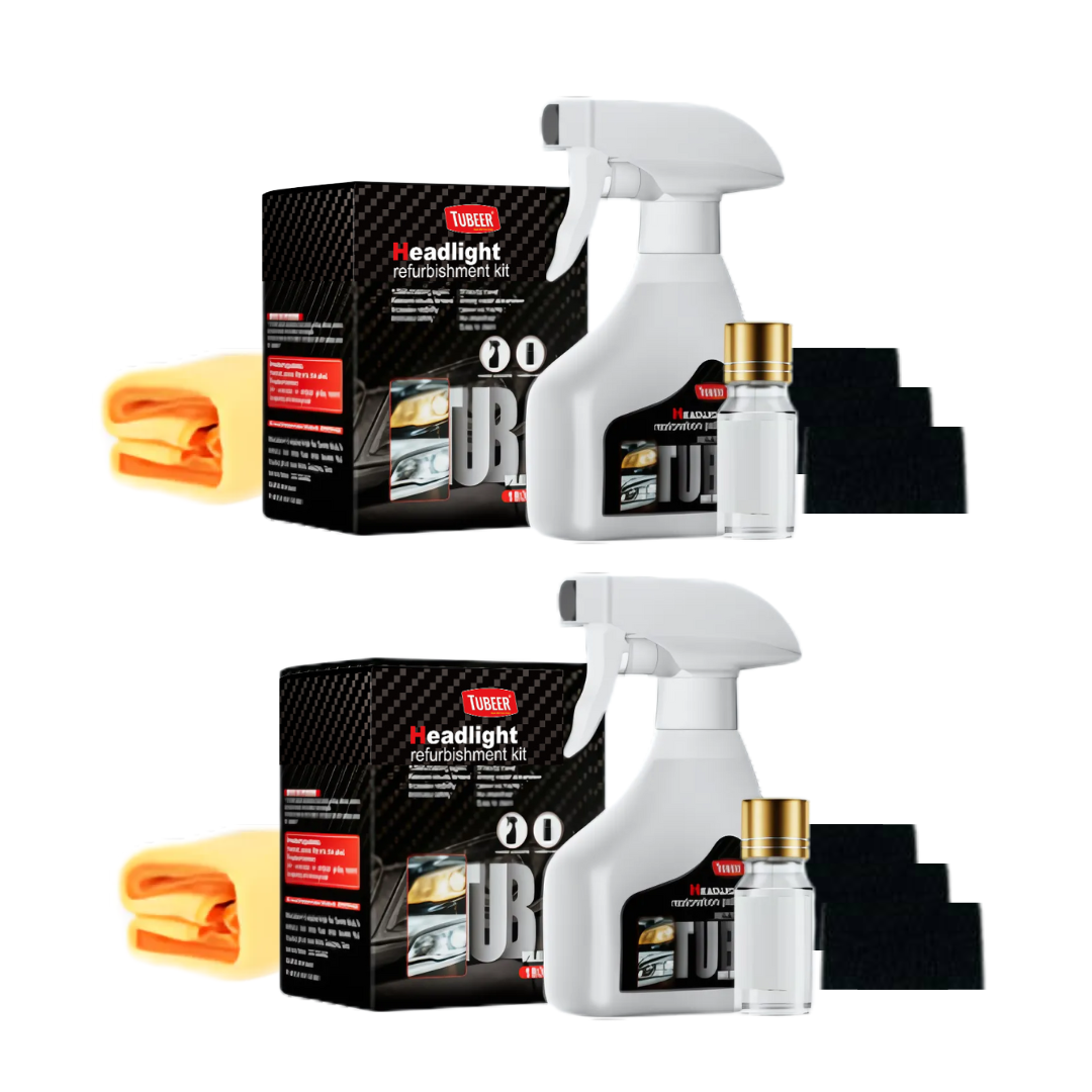 HeadlightSpray 1+1 GRATUIT: Facile À Utiliser Phares De Voiture Nettoyage Spray Set
