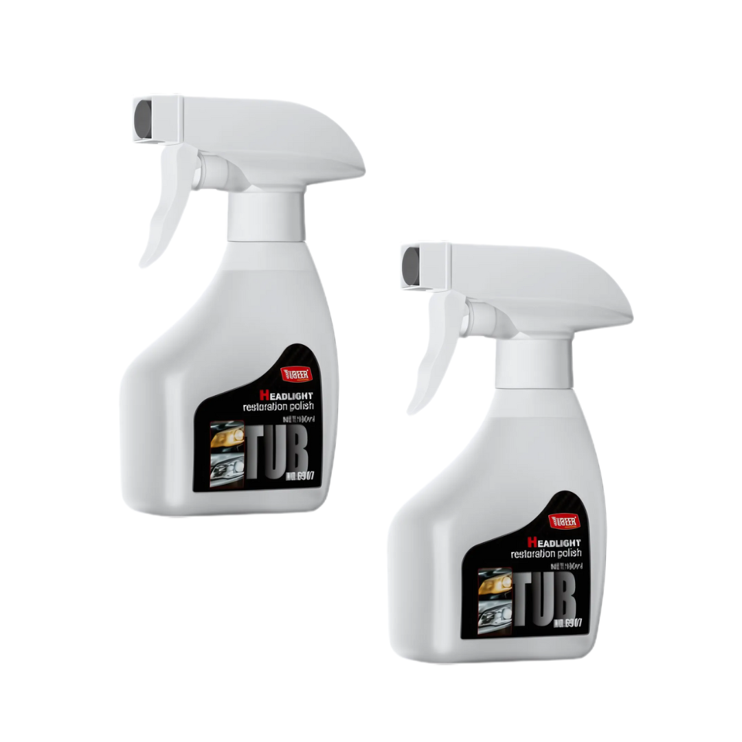 HeadlightSpray 1+1 GRATUIT: Facile À Utiliser Phares De Voiture Nettoyage Spray Set