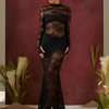 Icone™ LaceDress: Sexy Ajusté Confortable Col Rond Robe En Dentelle