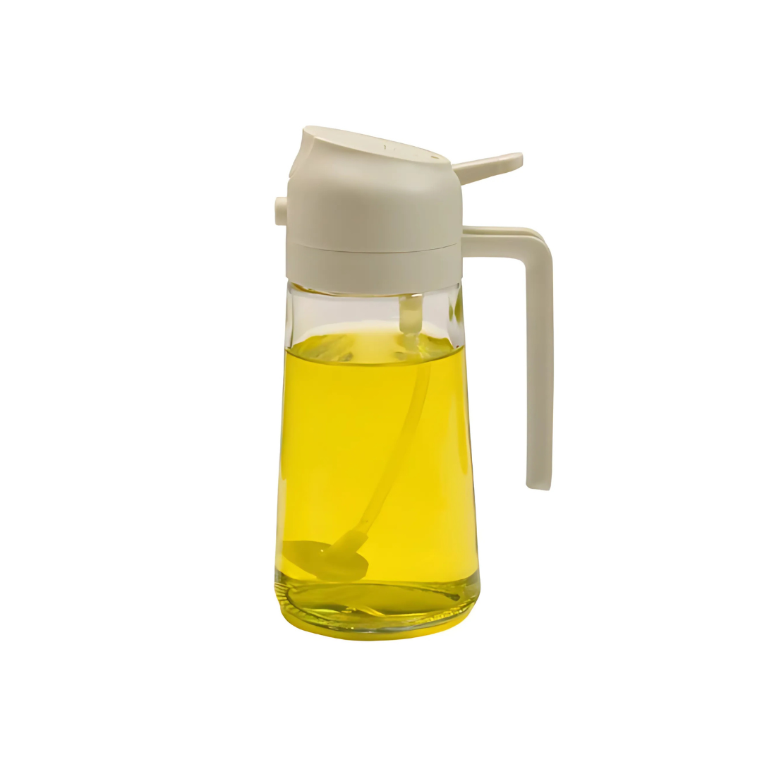 Globetrek° OilDispenser 1+1 GRATUIT : 2 En 1 Verser Et Vaporiser Verre Distributeur D'Huile Et De Liquide