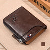 Icone™ ZippyWallet: Portefeuille En Cuir Zippé Pour Homme Avec Protection RFID