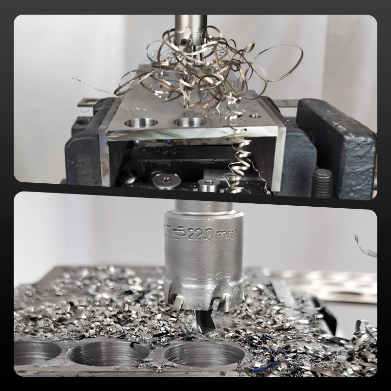 MetalDrill - Pointe en Carbure Métal Trou Foret Mèche Coupeuse Jeu