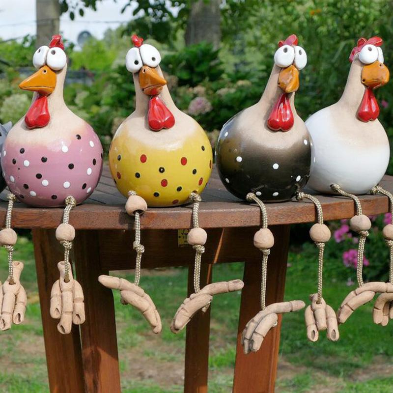 RoosterDecor - Ornement Coq Décoration De Jardin
