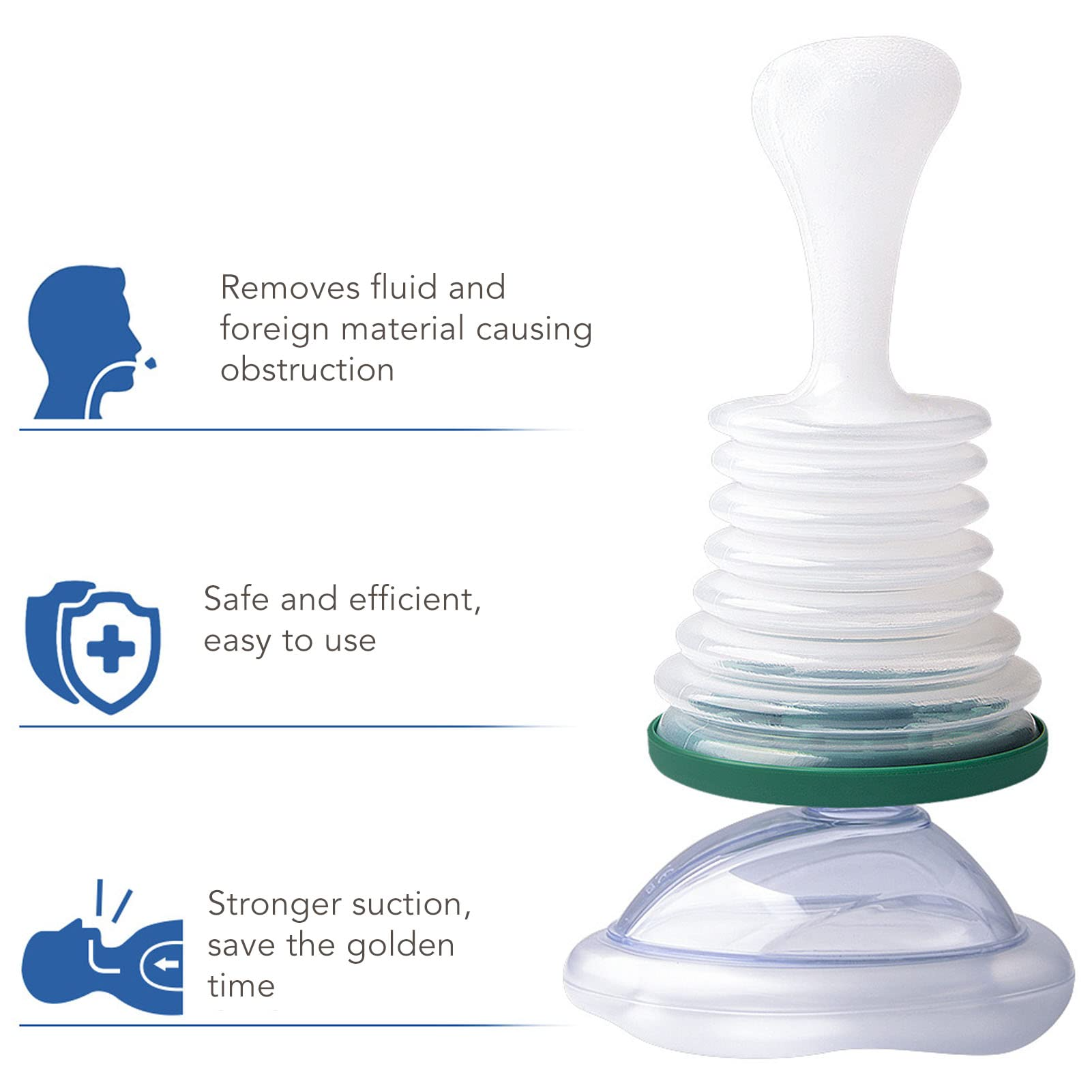AirwayUnblocker - Réutilisable Urgence Voies Aériennes Débloqueur Appareil Kit