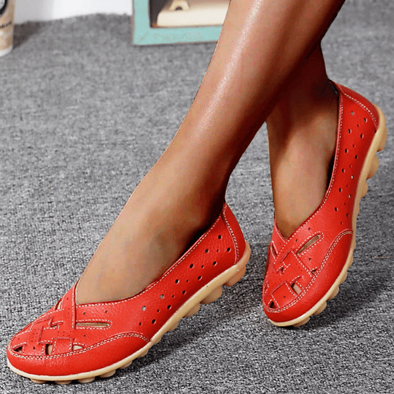 Happy™ SoftShoes: Flexibles Souples Rembourrées Chaussures Plates Pour Femmes