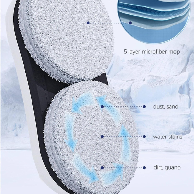 Cleaner Pro° CleaningBot: Intelligent Nettoyage Robot Avec Pulvérisation Et Sécurité Capteur