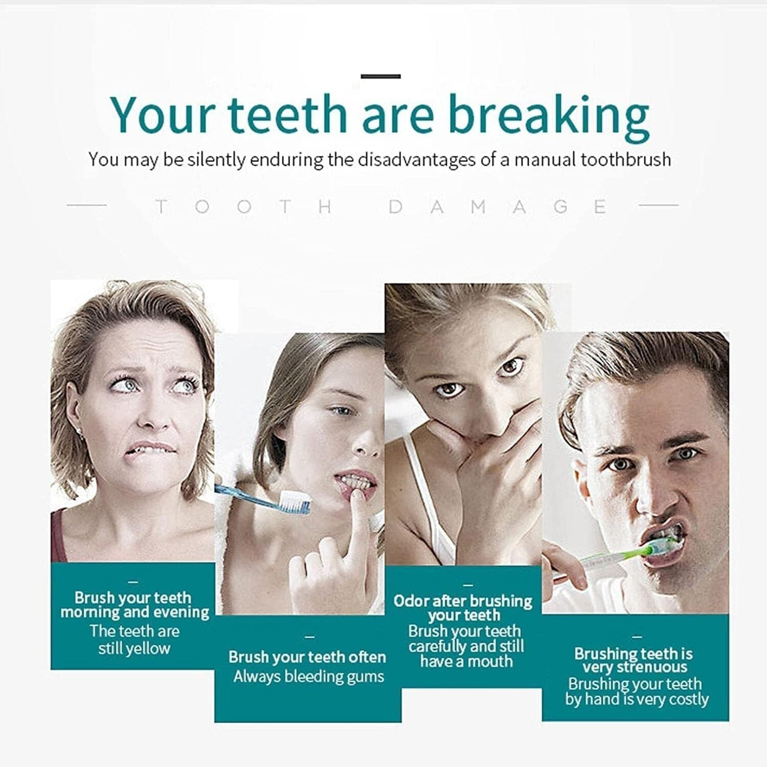 SonicToothBrush - Brosse A Dents Electrique Sonique Pour Adultes