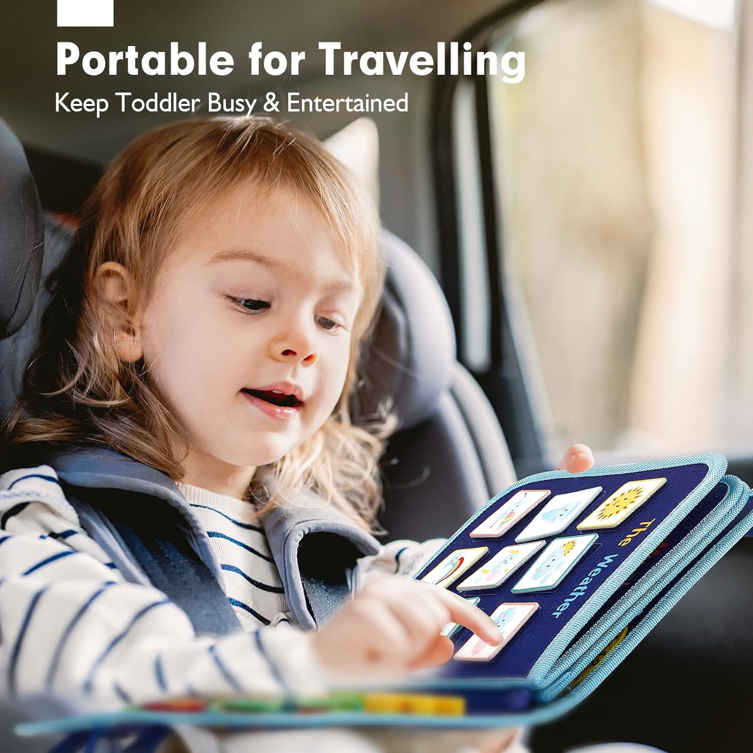Kletshuts™ BusyBoard: Sensoriel Compétences Motrices Fines Montessori Éducatif Tableau D'Activités