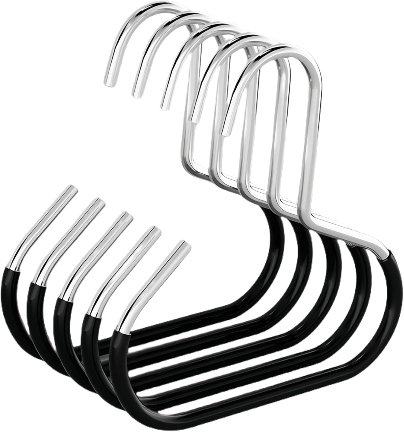 GlideHold® ClosetRing 10+10 GRATUITS : Anneau Ouvert Cintre Pour Placard Peu Encombrant