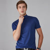 Icone™ FitShirt 1+1 GRATUIT: Des Hommes Slim Fit Elevé Cou Décontracté Chemise