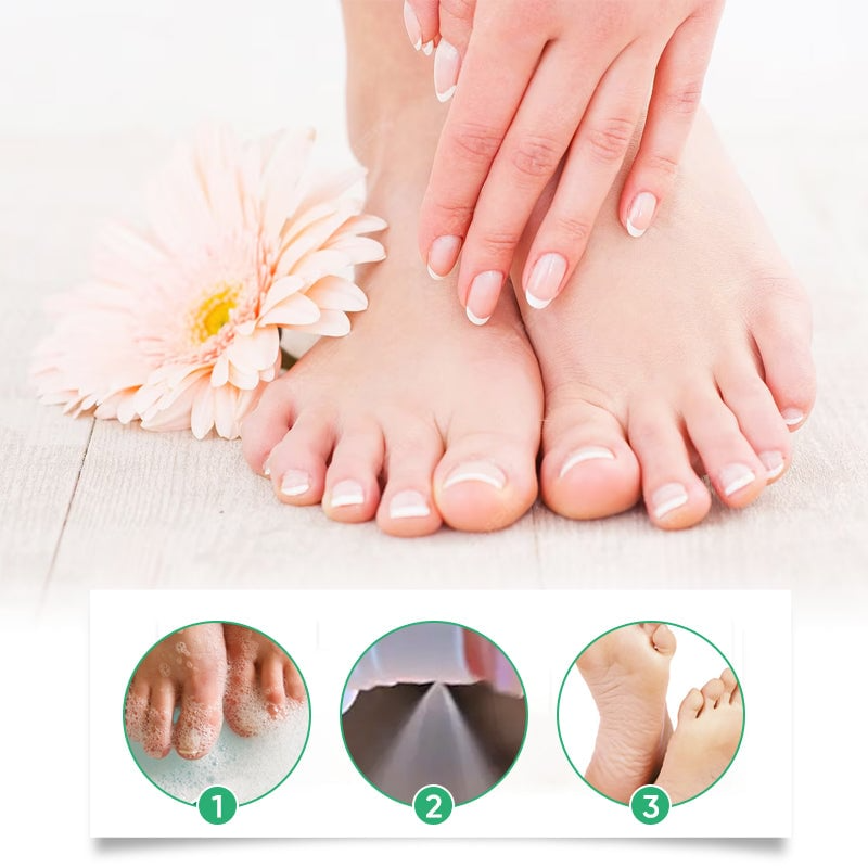 FootCare 1+1 GRATUIT: Antimicrobien Hydratation En Profondeur Soin Des Pieds Spray