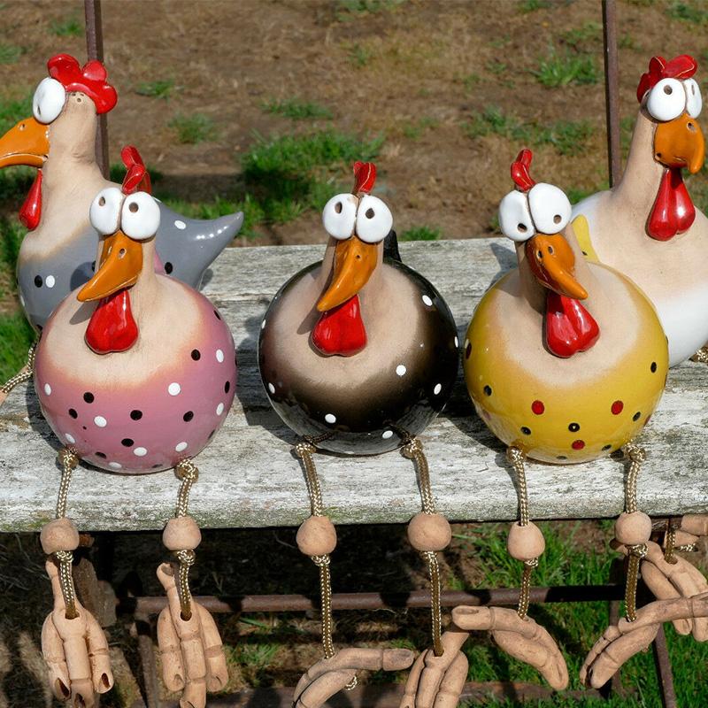 RoosterDecor - Ornement Coq Décoration De Jardin