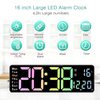 Globetrek° DigitalClock: Grand LED-Ecran Affichage Horloge Numérique