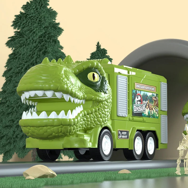 Kletshuts™ DinoTruck: Camion Dinosaure Jouet Coffret Avec Lumières Et Musique