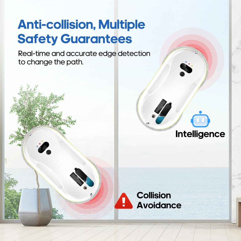 Cleaner Pro° CleaningBot: Intelligent Nettoyage Robot Avec Pulvérisation Et Sécurité Capteur