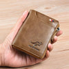 Icone™ ZippyWallet: Portefeuille En Cuir Zippé Pour Homme Avec Protection RFID