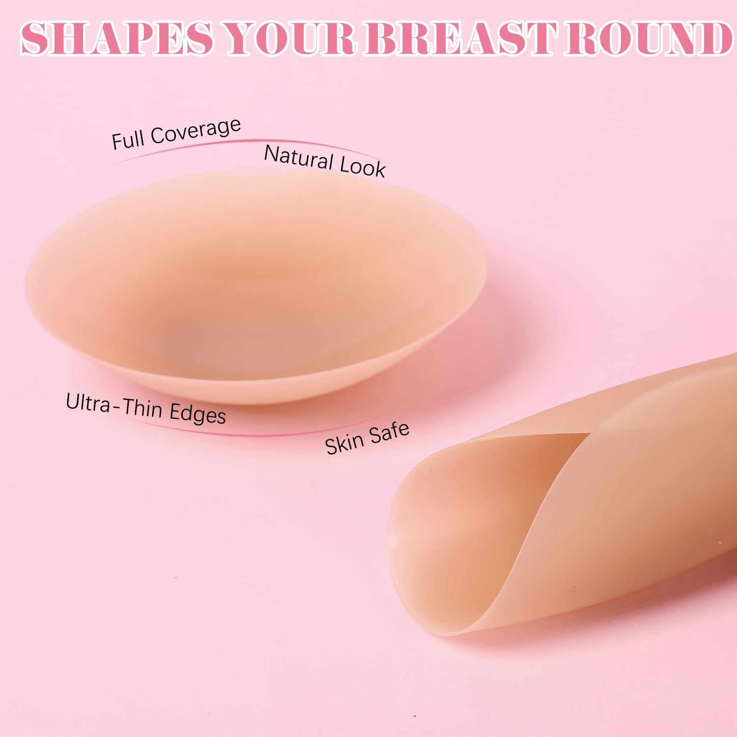 Icone™ NippleCover 1+1 GRATUIT : Cache-Mamelons Adhésifs Fins En Silicone Mat