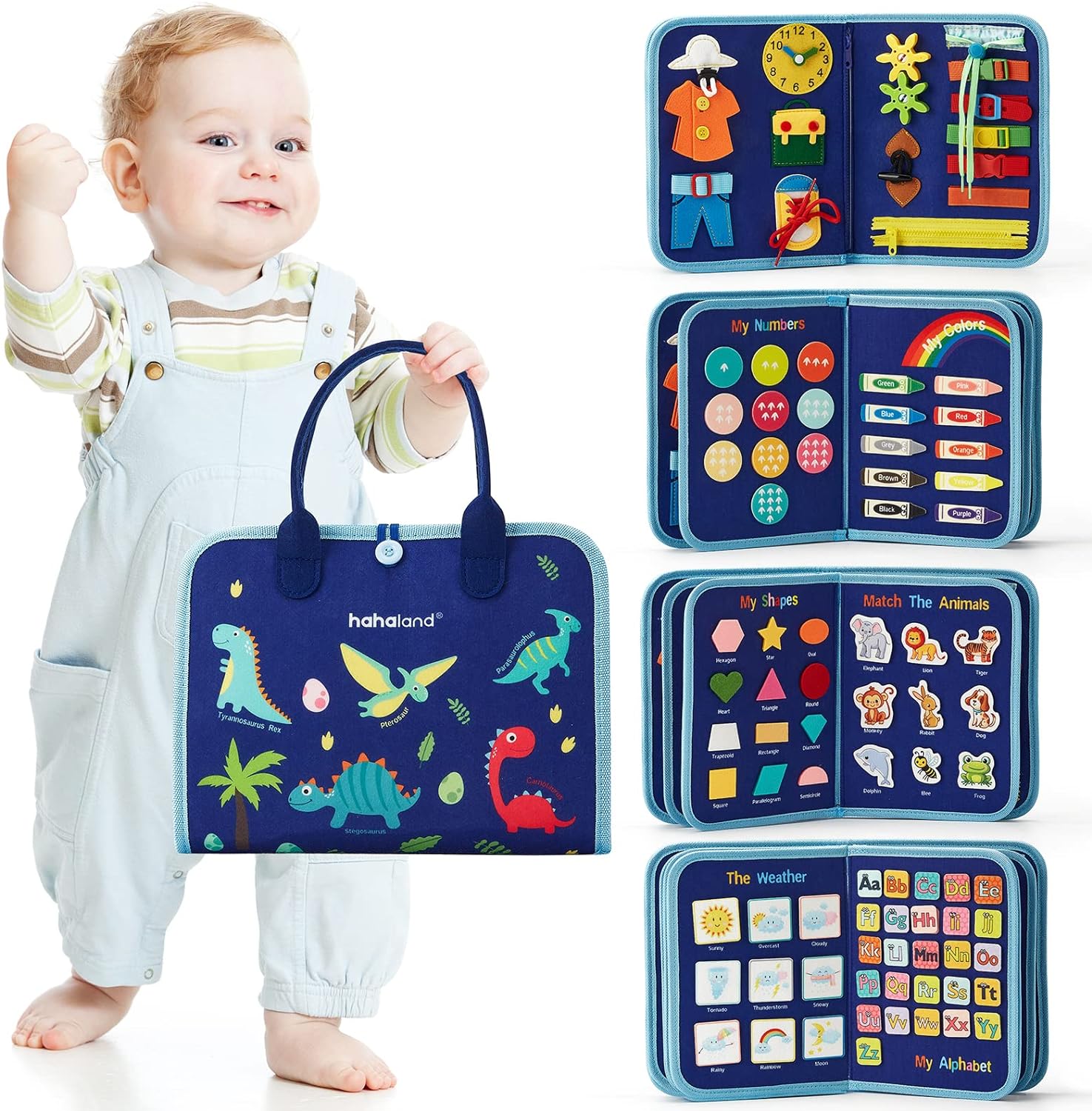 Kletshuts™ BusyBoard: Sensoriel Compétences Motrices Fines Montessori Éducatif Tableau D'Activités