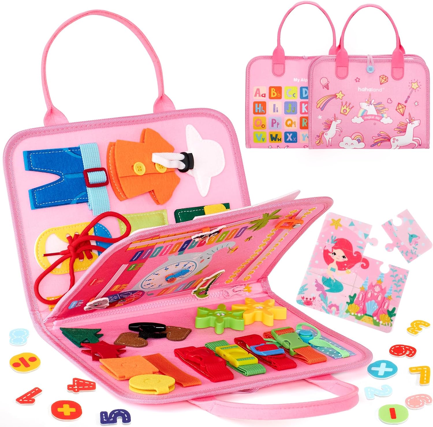 Kletshuts™ BusyBoard: Sensoriel Compétences Motrices Fines Montessori Éducatif Tableau D'Activités